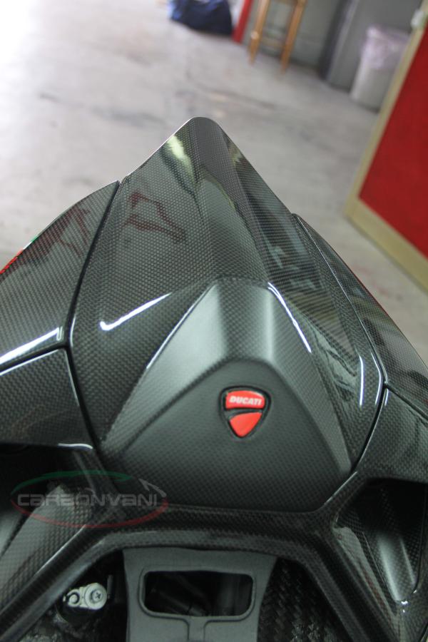 CARBONVANI DUCATI 1199/899 PANIGALE CARBON FIBER SOLO SEAT COWL (TAIL